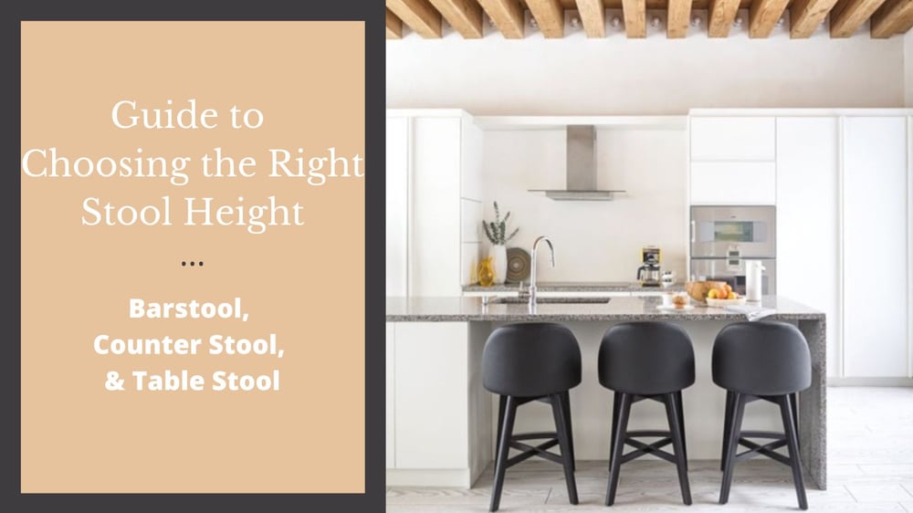 Table Stools, Proper Height For Kitchen Counter Stools
