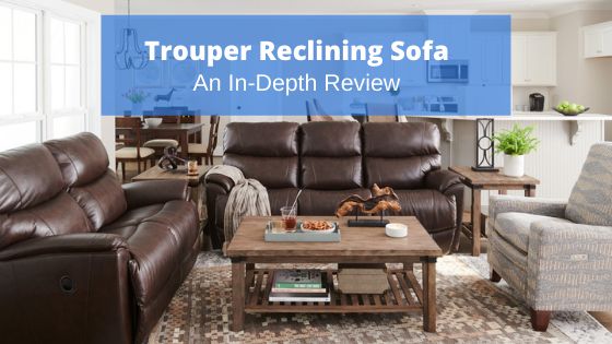 Lazy boy trouper reclining sofa