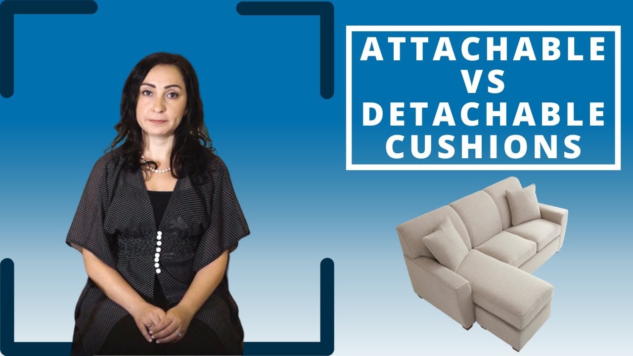 Cushion Conversations: Tight Back Sofas vs Loose Back Sofas  Loose vs  Semi-Attached vs Attached Cushions - Woodstock Furniture & Mattress Outlet